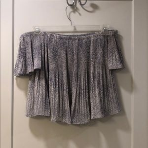 Nordstroms strapless with sleeve top